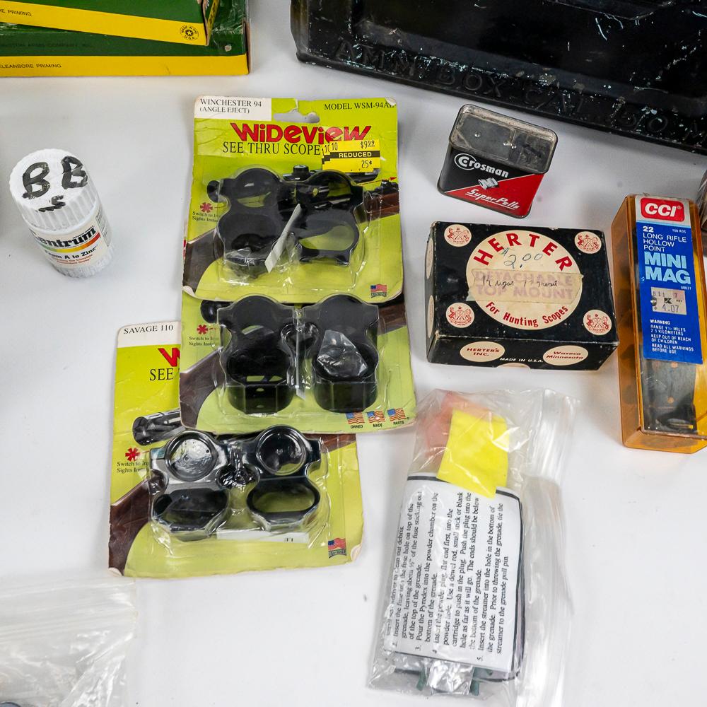 Scope Mounting and Gun Accessory Lot