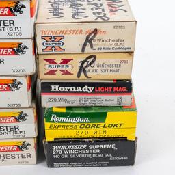 150+rds .270 Win Ammunition