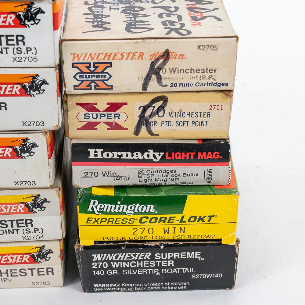 150+rds .270 Win Ammunition