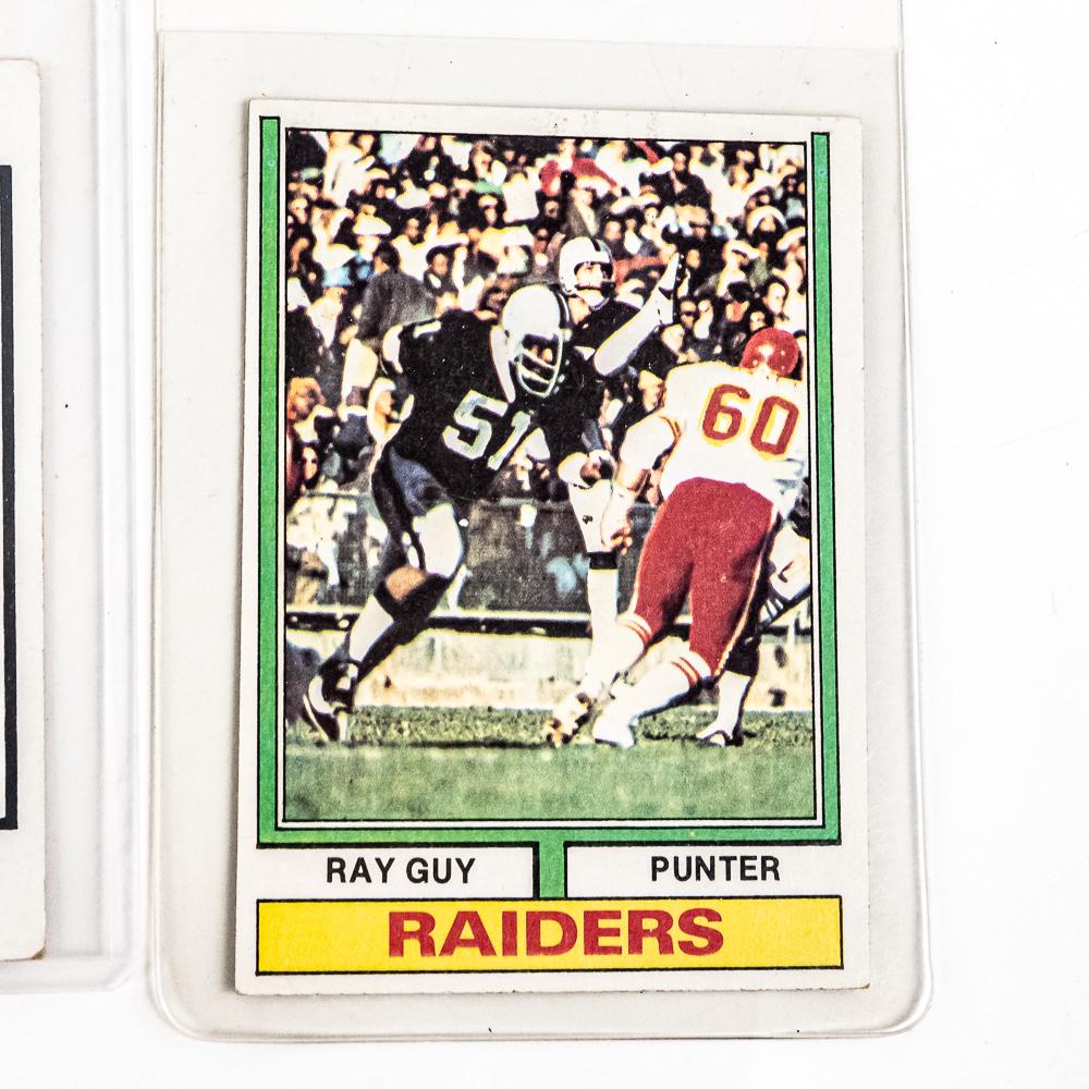 84 Topps Elway SGC 7 84 Topps Payton SGC 8 Warner+