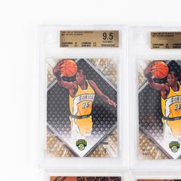 (4) 07-08 Kevin Durant SP & Refractor Beckett 9.5+