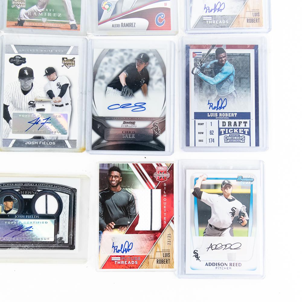 76 Topps #365 Fisk SGC 6.5 & White Sox RC Autos ++