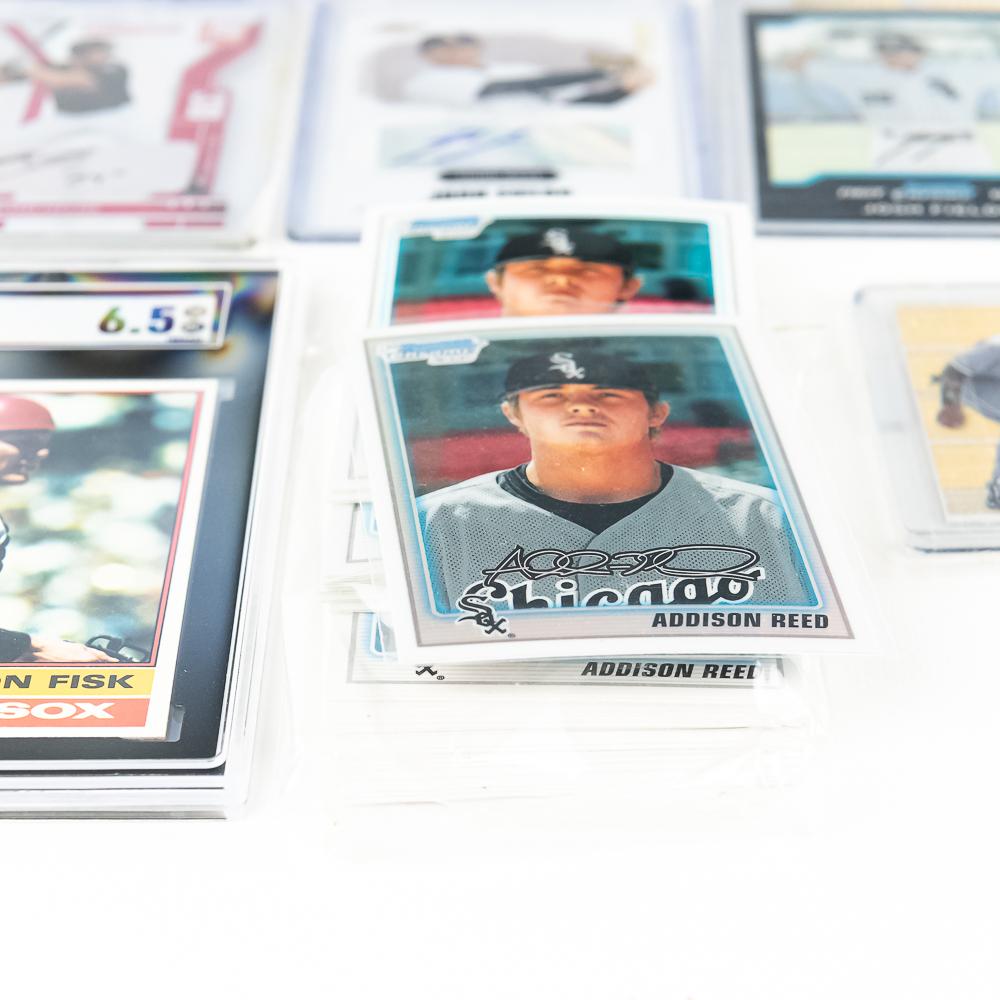 76 Topps #365 Fisk SGC 6.5 & White Sox RC Autos ++