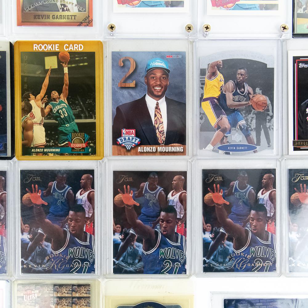 1995 Topps Finest Kevin Garnett w Coating PSA 9 ++