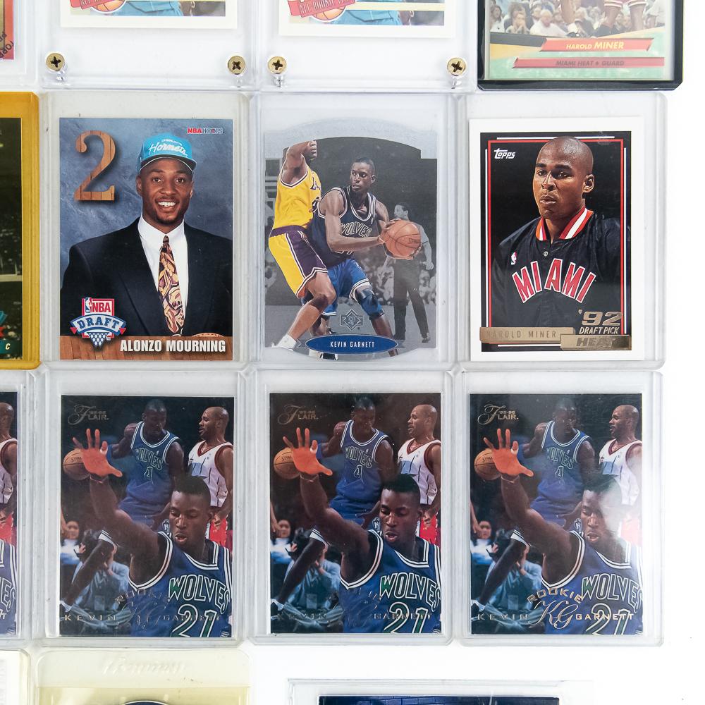 1995 Topps Finest Kevin Garnett w Coating PSA 9 ++