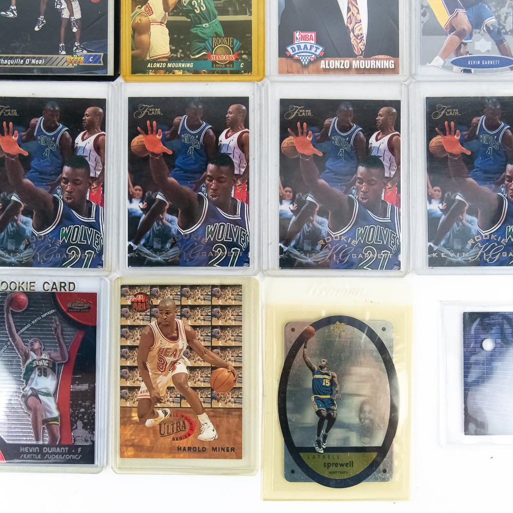 1995 Topps Finest Kevin Garnett w Coating PSA 9 ++