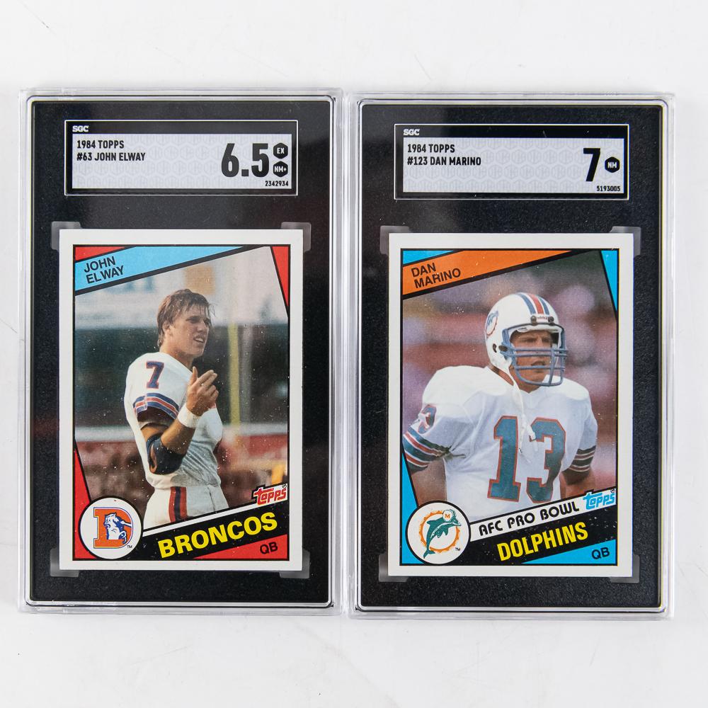1984 Topps NFL Complete Set Elway 6.5 Marino 7