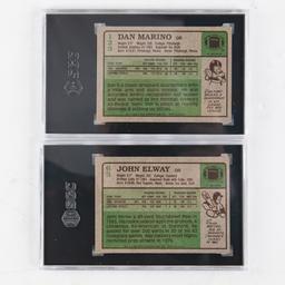 1984 Topps NFL Complete Set Elway 6.5 Marino 7