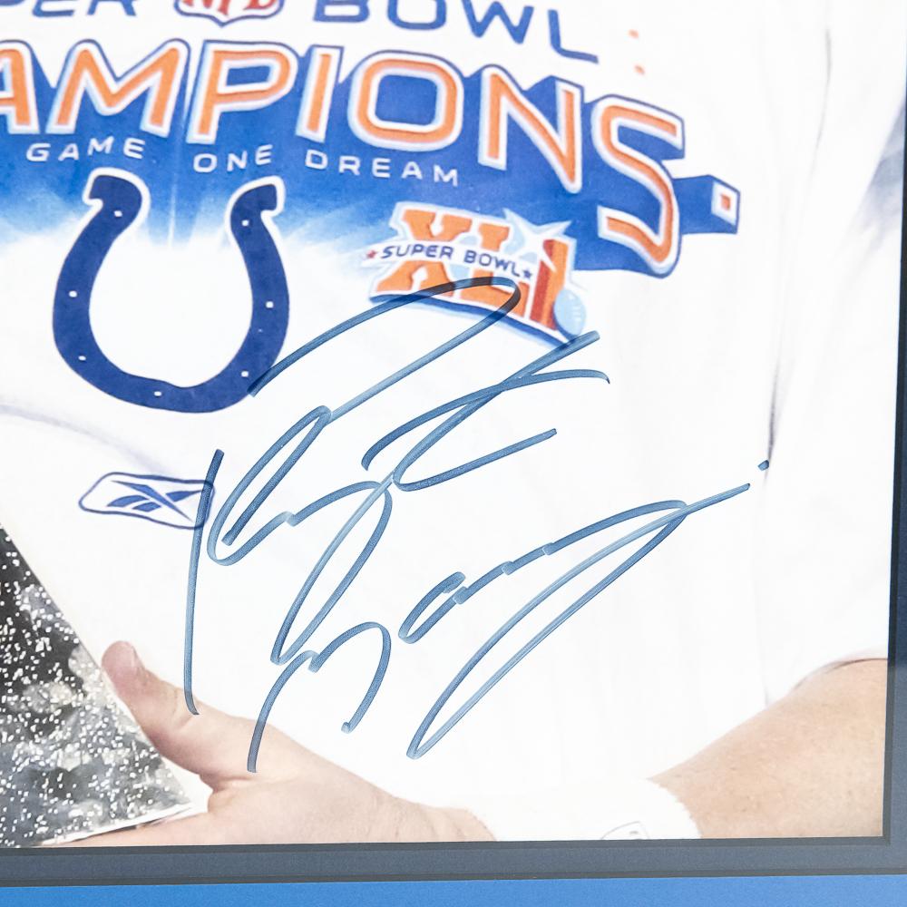 Peyton Manning Signed Auto Framed Photo w COA