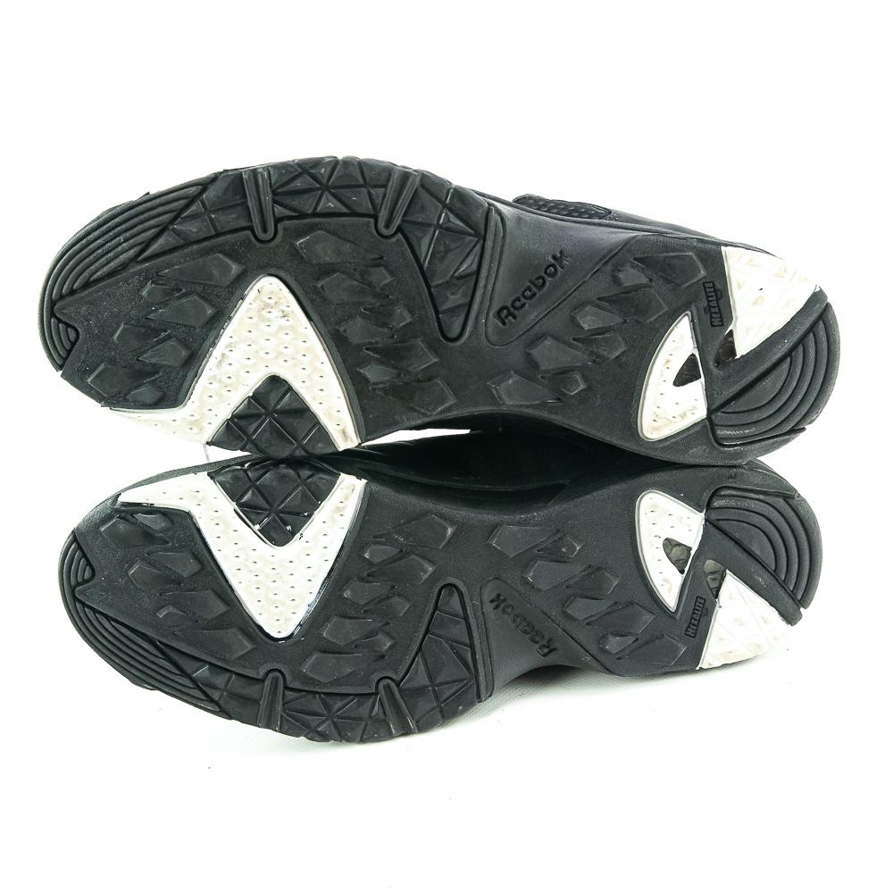 Pair of John Paxton Autographed Used Black Reeboks