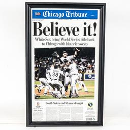 Chicago White Sox Framed & Print Memorabilia