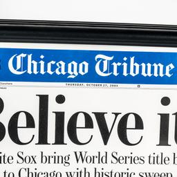 Chicago White Sox Framed & Print Memorabilia