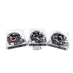 Mark Bortz & 2 Mark Carrier AUTO Mini Helmets wCOA