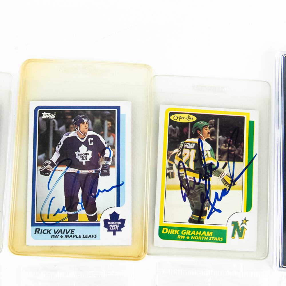 84-85 Yzerman SGC 7 & 8 Nordiques Larmer Autos ++