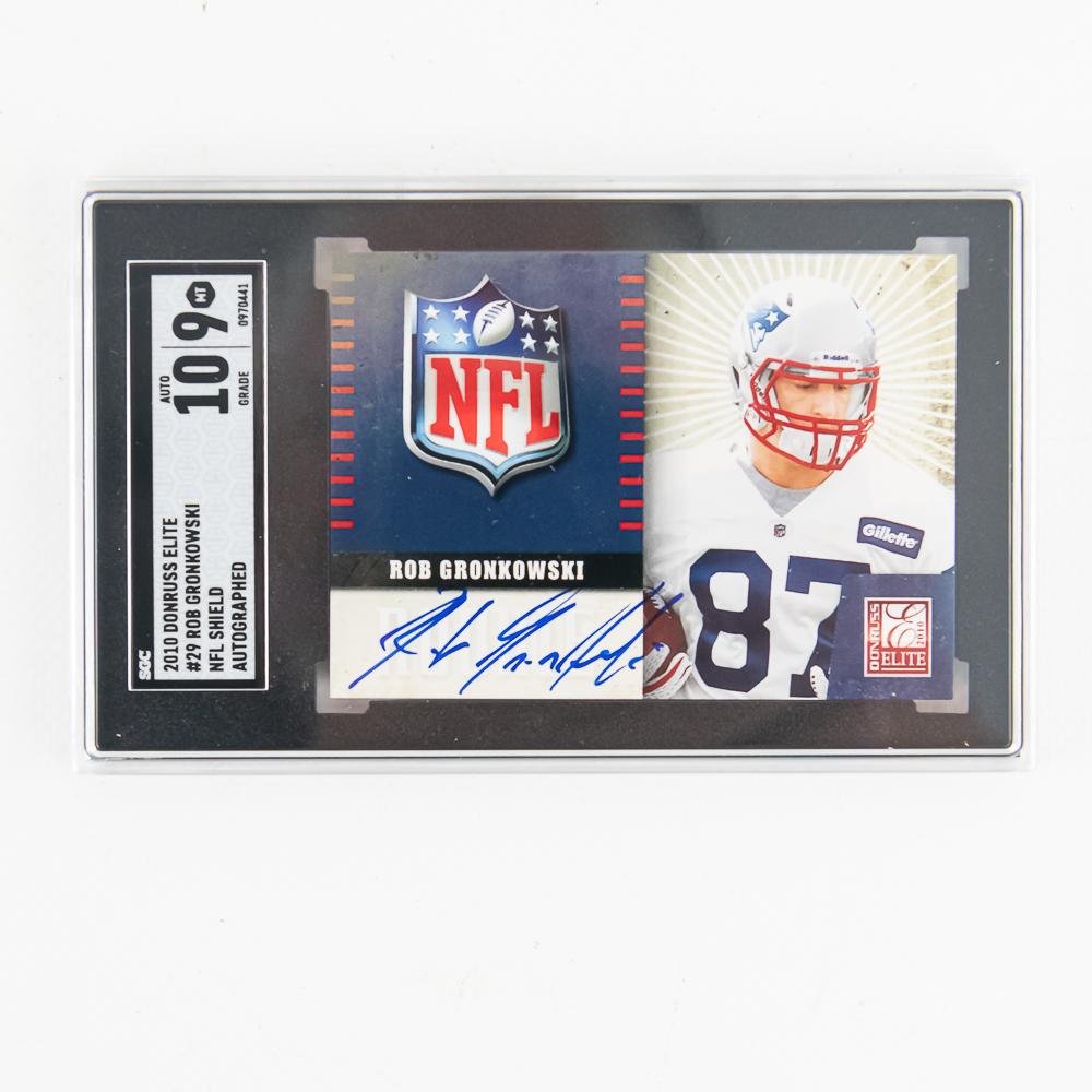 2010 Donruss Elite #29 Rob Gronkowski Auto RC SGC+