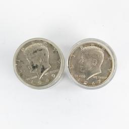 (33) Assorted 1965-1970 40% Kennedy Silver 50C