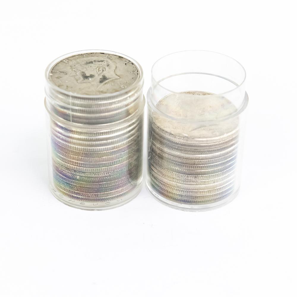 (33) Assorted 1965-1970 40% Kennedy Silver 50C