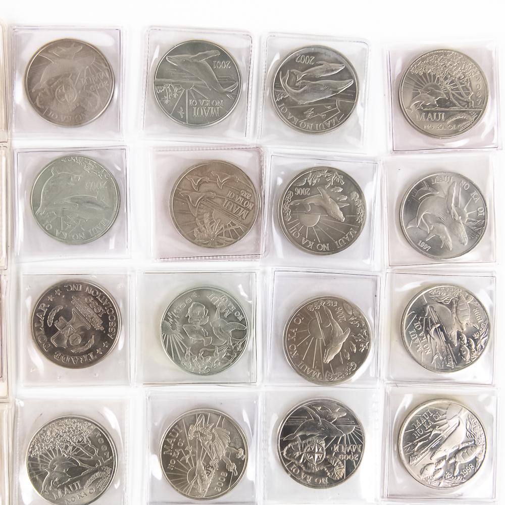 (72) Assorted Hawaii Dutch Trade Dollar & More