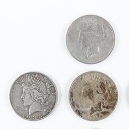 (10) BETTER DATE Peace Silver Dollars $1 ++