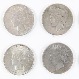 (10) BETTER DATE Peace Silver Dollars $1 ++