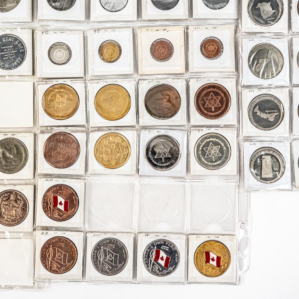 82 Uncirculated Canadian Nat'l Expo 63-67 Tokens