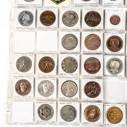 82 Uncirculated Canadian Nat'l Expo 63-67 Tokens