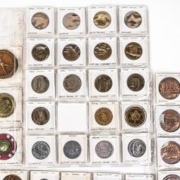 82 Uncirculated Canadian Nat'l Expo 63-67 Tokens