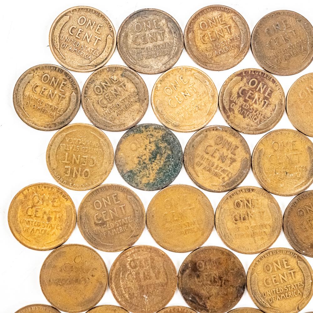 10C Frctional Currency & Teens 20s 30s Wheat Cents
