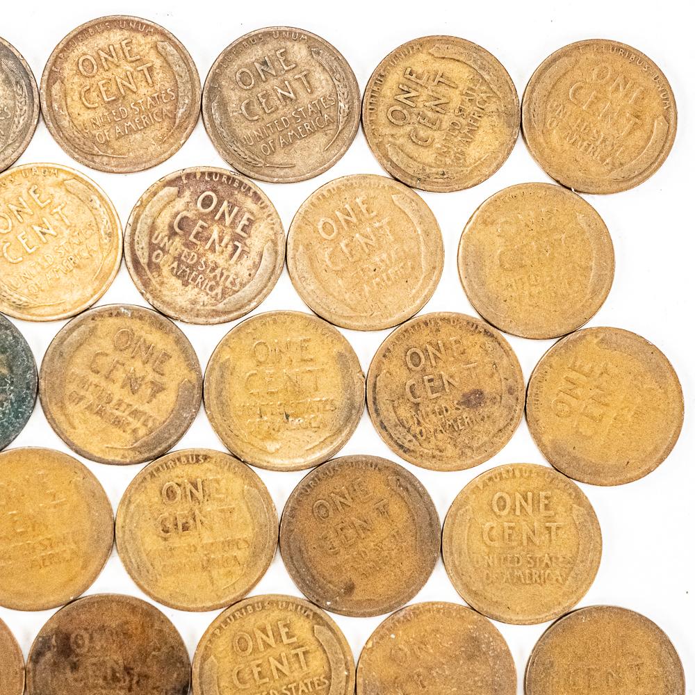 10C Frctional Currency & Teens 20s 30s Wheat Cents
