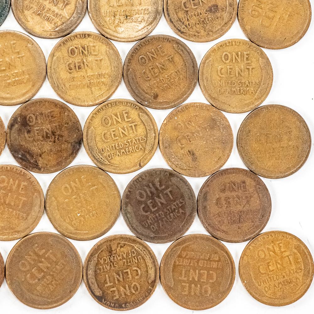 10C Frctional Currency & Teens 20s 30s Wheat Cents