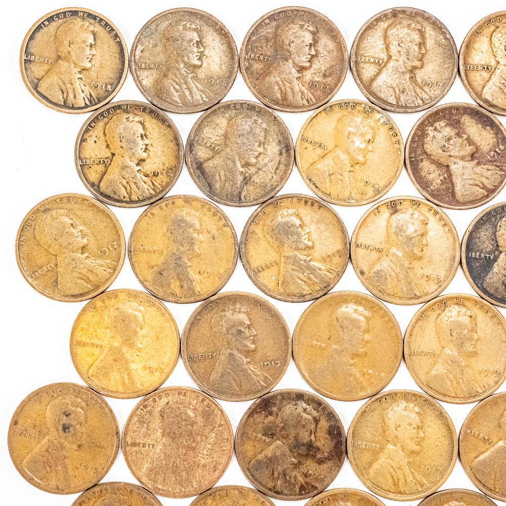 10C Frctional Currency & Teens 20s 30s Wheat Cents