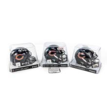 Mark Bortz & 2 Mark Carrier AUTO Mini Helmets wCOA