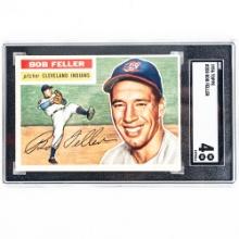 1956 Topps #200 Bob Feller SGC 4