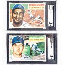 1956 Topps Roy Campanella & Harmon Killebrew SGC 3