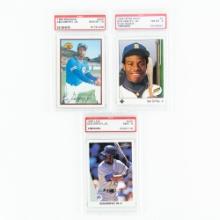 '89 Bowman & Upper Deck & '90 Leaf Ken Griffey Jr