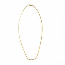 Vintage 18" 14k Yellow Gold Box Chain Necklace