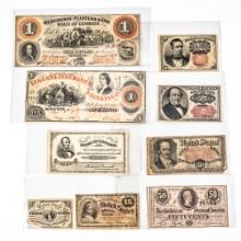1859 Merchants Georgia $1+ & Fractional Currency