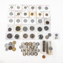 (19) AU-UNC 1915-1921 1 Franc Silver Coins & More+