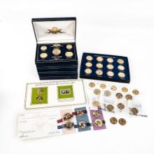 (37) Presidential and Sacagawea Gold dollars