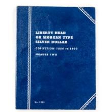 Whitman Morgan Dollar Album w 15 Silver Dollars $1