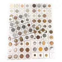 (105) Assorted Unc. Lutheran & Printing Tokens