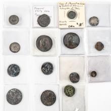 Collection of 15 Assorted Ancient & Medieval Coins