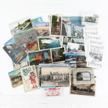 (200) Assorted Unsearched Vintage Postcards