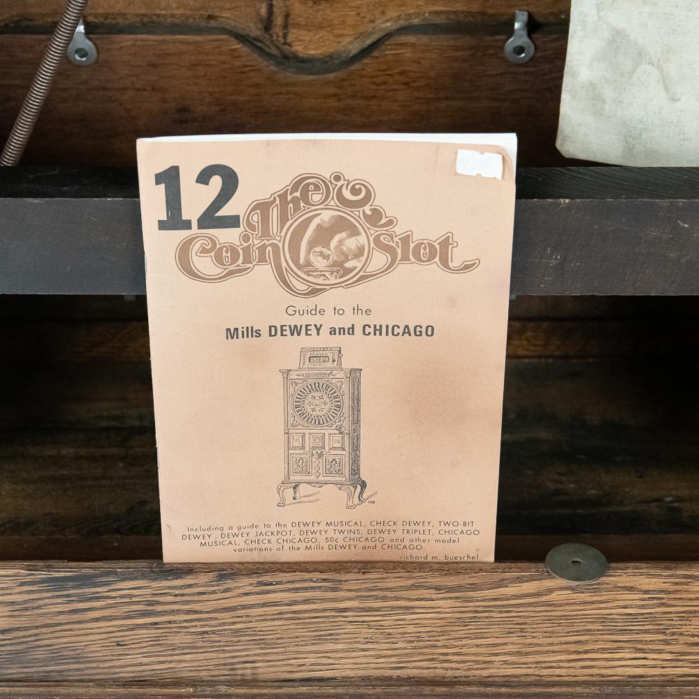 Mills 25c "Dewey" Floor Model Upright Slot Machine