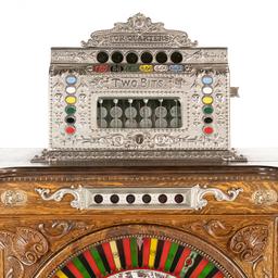 Mills 25c "Dewey" Floor Model Upright Slot Machine
