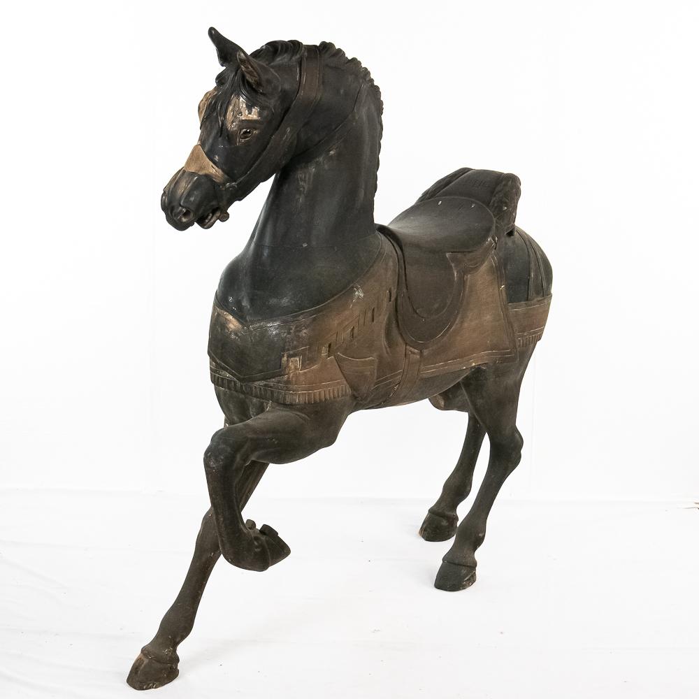 Dentzel Carved Wood Carousel Horse