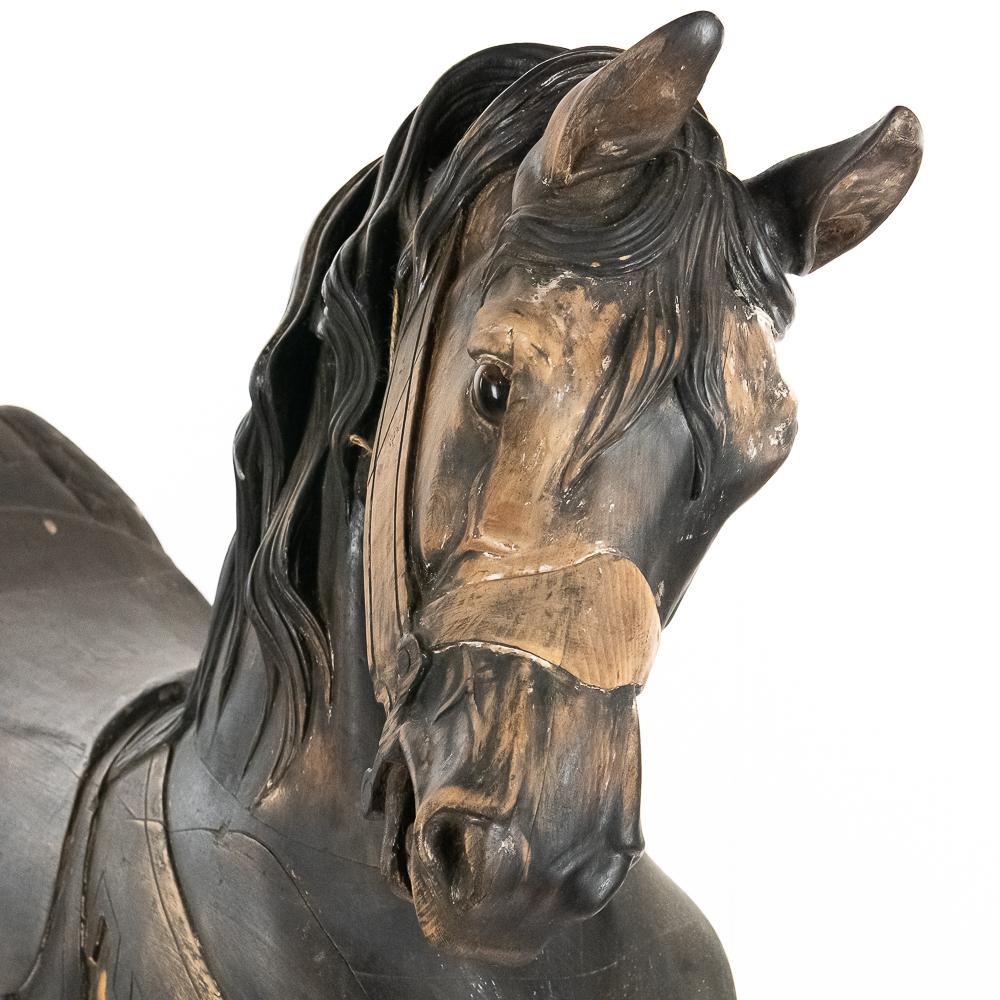Dentzel Carved Wood Carousel Horse