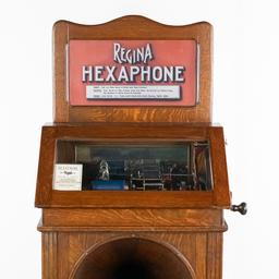 Regina Hexaphone Coin Op Cylinder Phonograph
