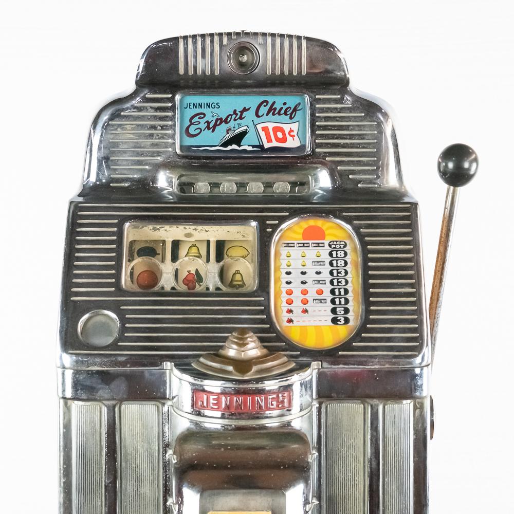 Jennings 10 Cent Export Chief Slot Machine