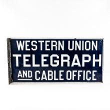 Western Union Telegraph DSP Flange Sign